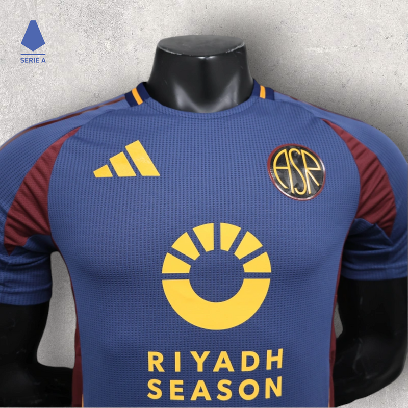 Camisa Roma Masculino - Temporada 2024/25 - Uniforme III (Versão Jogador)