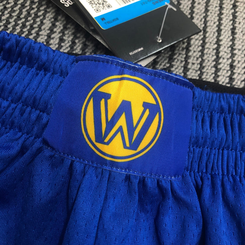 Short Golden State Warriors - Azul, Branco e Amarelo