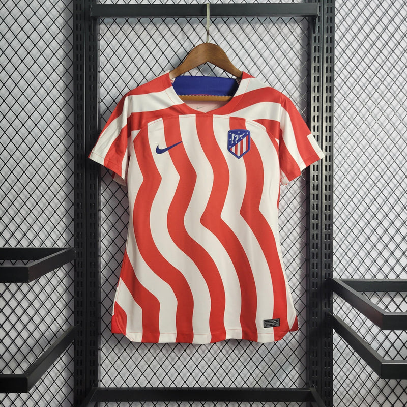 Camisa Atlético de Madrid Feminina - Temporada 22/23 - Home - Camisa10 Store