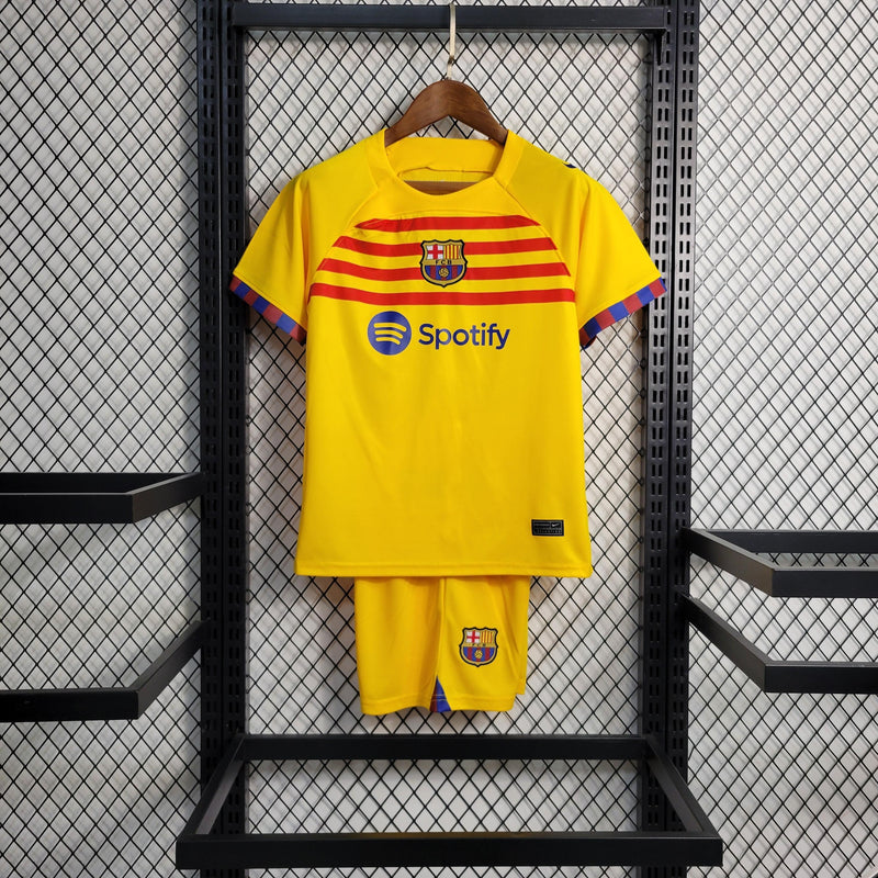 Kit Infantil Barcelona - Temporada 23/24 - Away II - Camisa10 Store