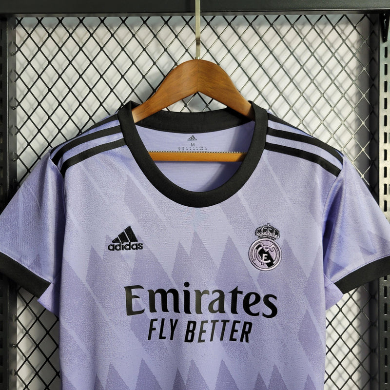 Camisa Real Madrid Feminina - Temporada 22/23 - Away - Camisa10 Store