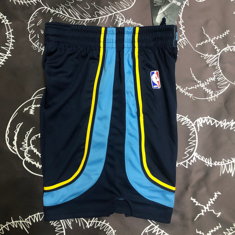 Short Memphis Grizzlies - Azul Escuro e Azul Claro