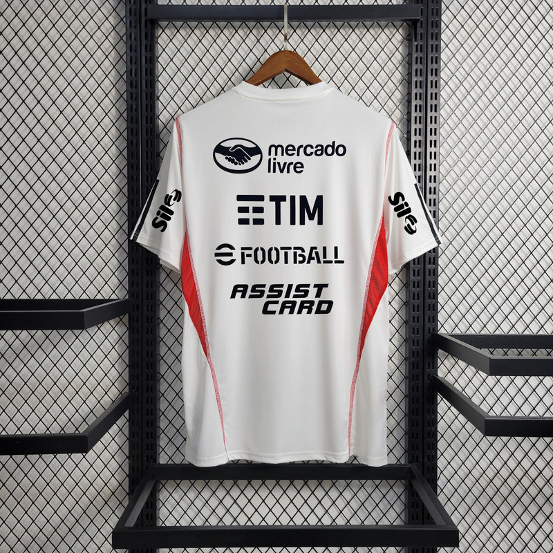 Camisa Flamengo Masculino - Temporada 2023/24 - Uniforme de Treino I (Todos os patrocínios)