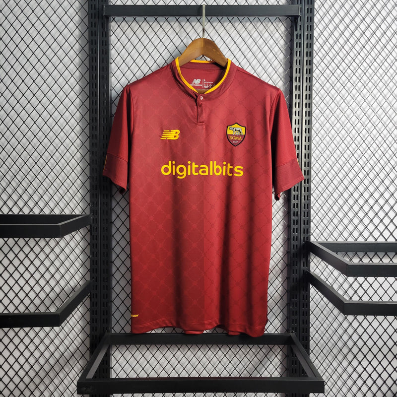 Camisa Roma Masculino - Temporada 22/23 - Home - Camisa10 Store