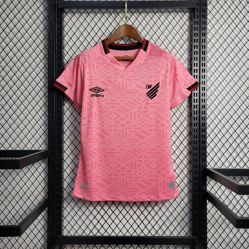 Camisa Athletico Paranaense Feminina - Temporada 22/23 - Edição Especial Outubro Rosa - Camisa10 Store