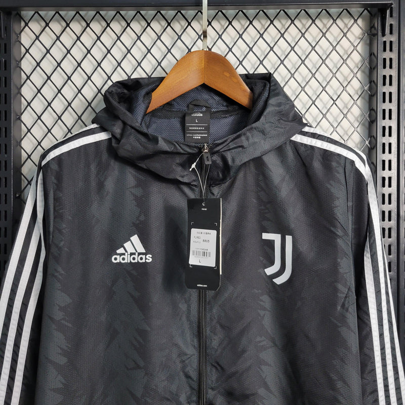 Windbreak Corta-Vento Juventus Masculino - Preto - Camisa10 Store