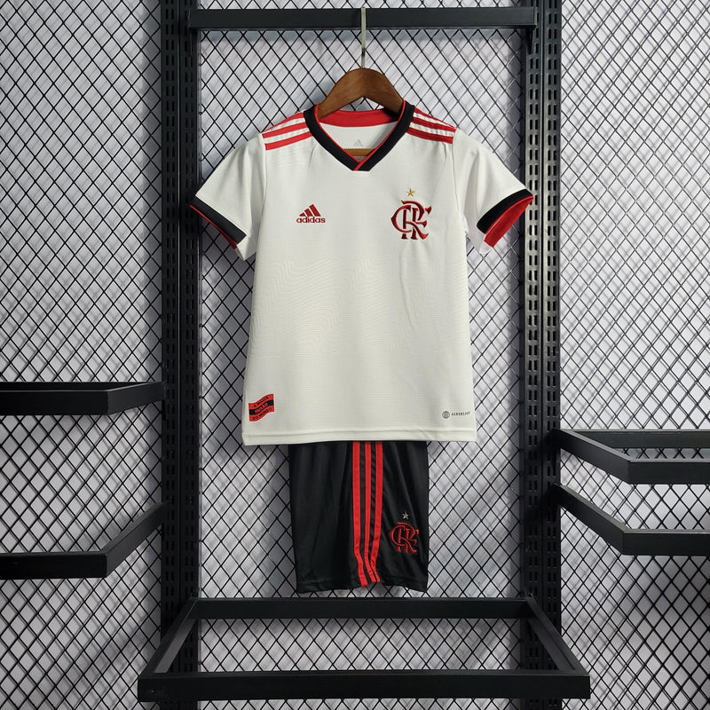 Kit Infantil Flamengo - Temporada 22/23 - Away - Camisa10 Store