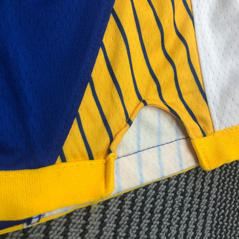 Short Golden State Warriors - Azul, Branco e Amarelo