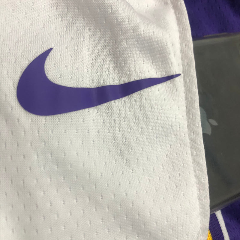 Short Los Angeles Lakers - Branco e Roxo