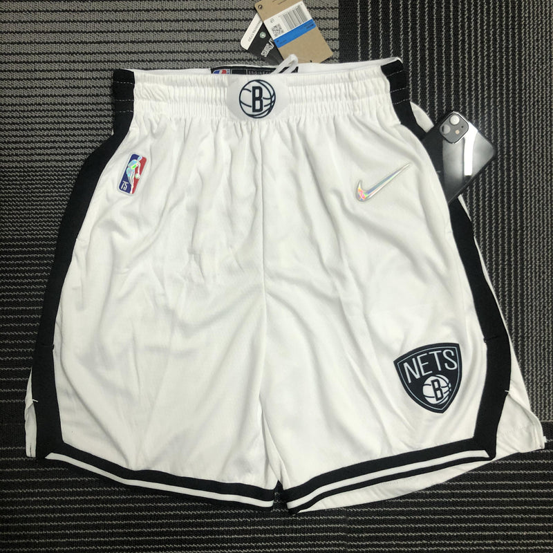 Short Brooklyn Nets - Branco e Preto