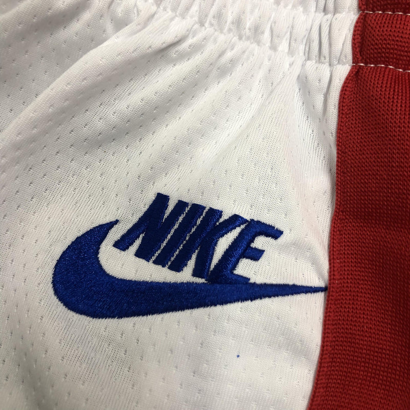 Short Brooklyn Nets - Branco, Azul e Vermelho