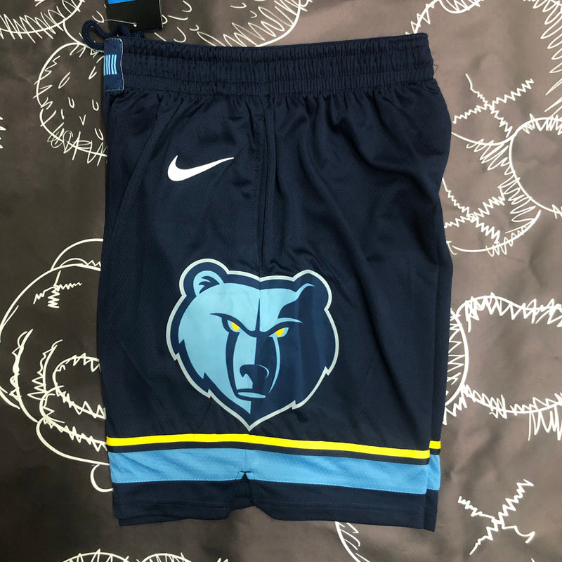 Short Memphis Grizzlies - Azul Escuro e Azul Claro