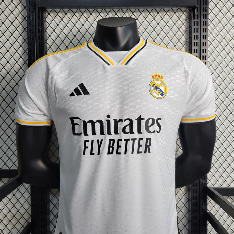 Camisa Real Madrid Masculino - Temporada 23/24 - Home (Versão Jogador) - Camisa10 Store