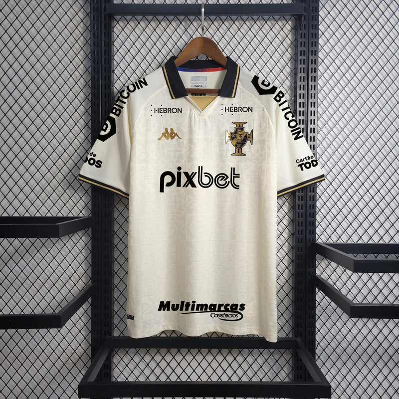 Camisa Vasco Masculino - Temporada 22/23 - Edição Especial Branco (Todos os patrocínios) - Camisa10 Store