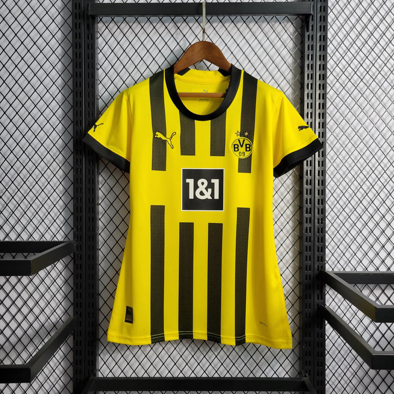 Camisa Borussia Dortmund Feminina - Temporada 22/23 - Home - Camisa10 Store
