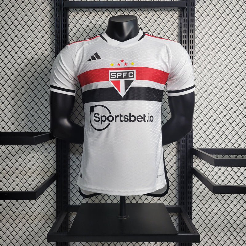 Camisa São Paulo Masculino - Temporada 2023/24 - Home (Versão Jogador)