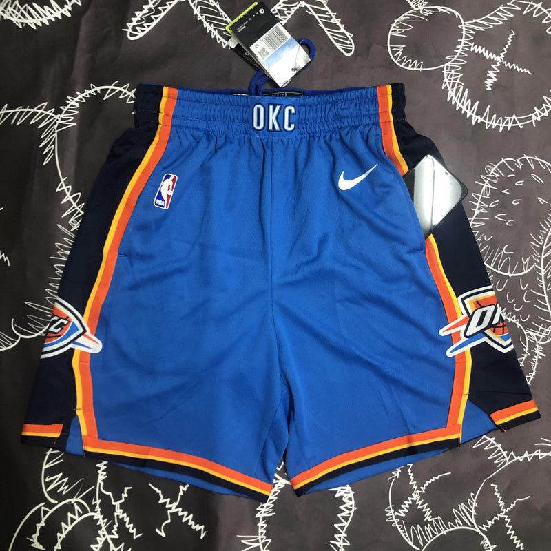 Short Oklahoma City Thunder - Azul e Preto