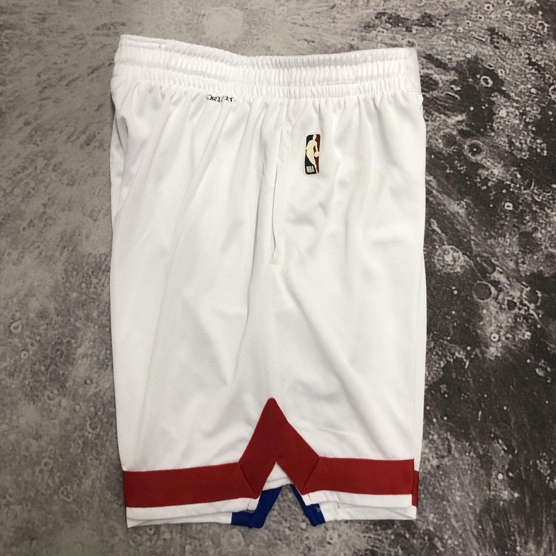 Short Brooklyn Nets - Branco, Azul e Vermelho