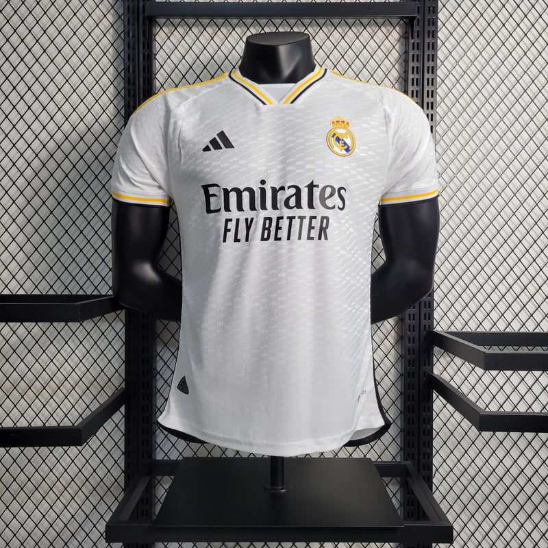 Camisa Real Madrid Masculino - Temporada 23/24 - Home (Versão Jogador) - Camisa10 Store