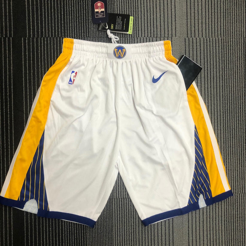 Short Golden State Warriors - Branco, Azul e Amarelo