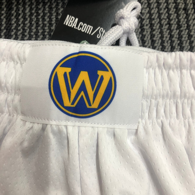 Short Golden State Warriors - Branco, Azul e Amarelo