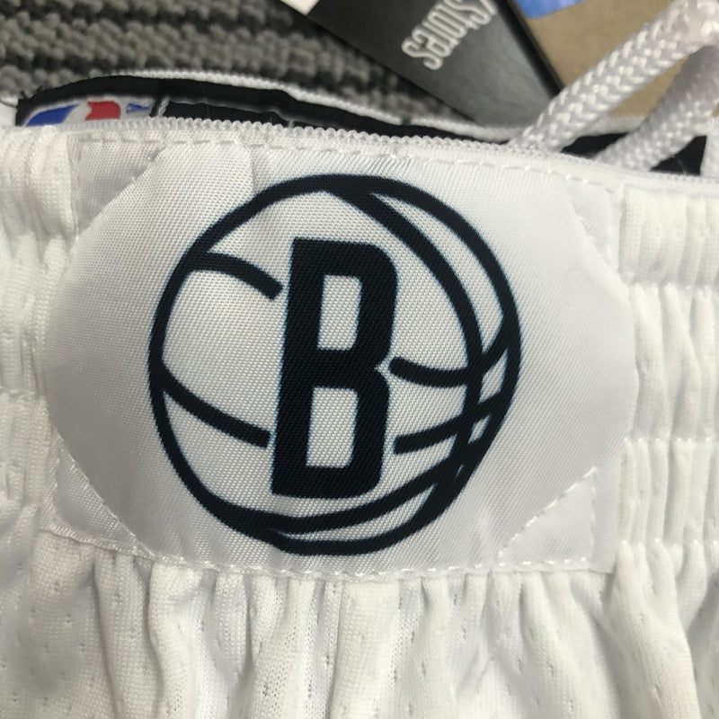 Short Brooklyn Nets - Branco e Preto