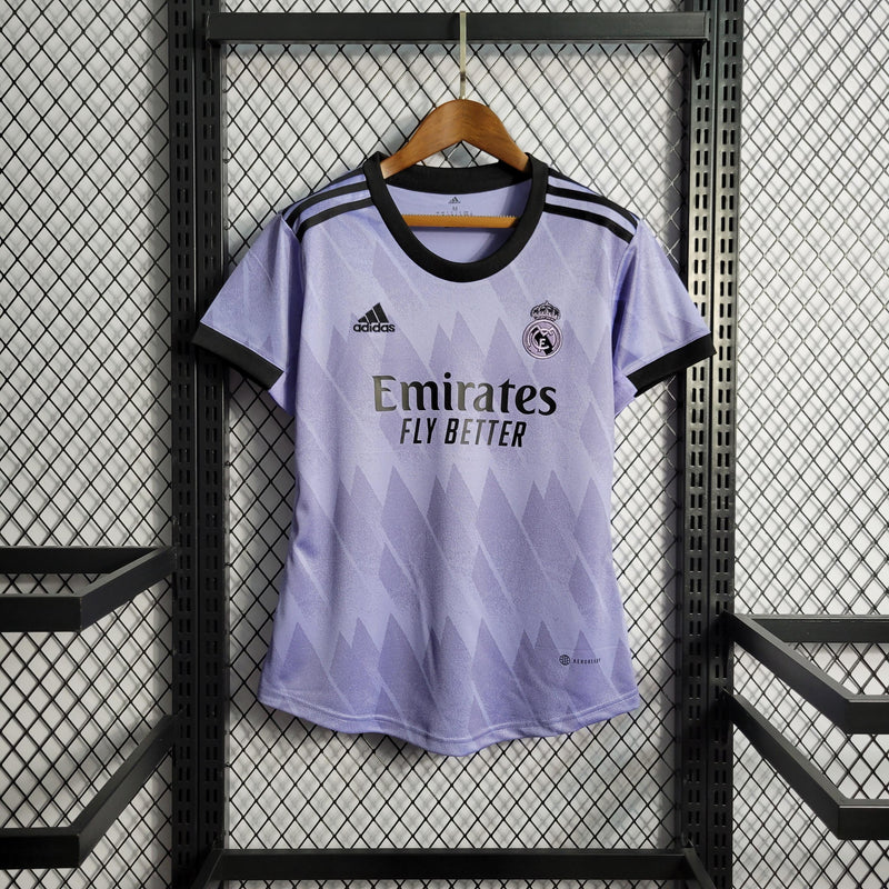 Camisa Real Madrid Feminina - Temporada 22/23 - Away - Camisa10 Store